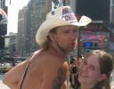 Naked Cowboy, Times Square, New York 2006